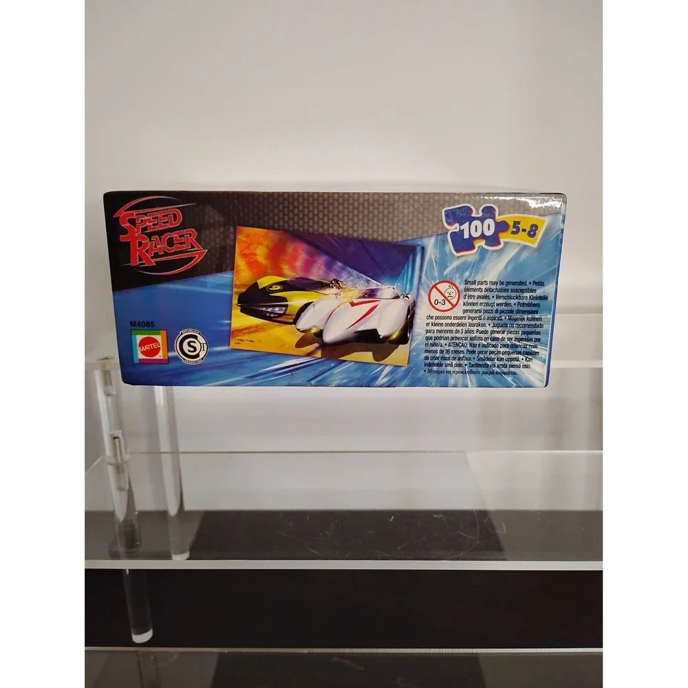 Mattel Speed Racer Movie 100 Piece Jigsaw Puzzle Mach 5 Racer X M4085 2008 NEW